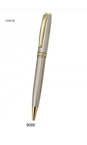 Sp Metal ball pen with colour (silver grip golden)